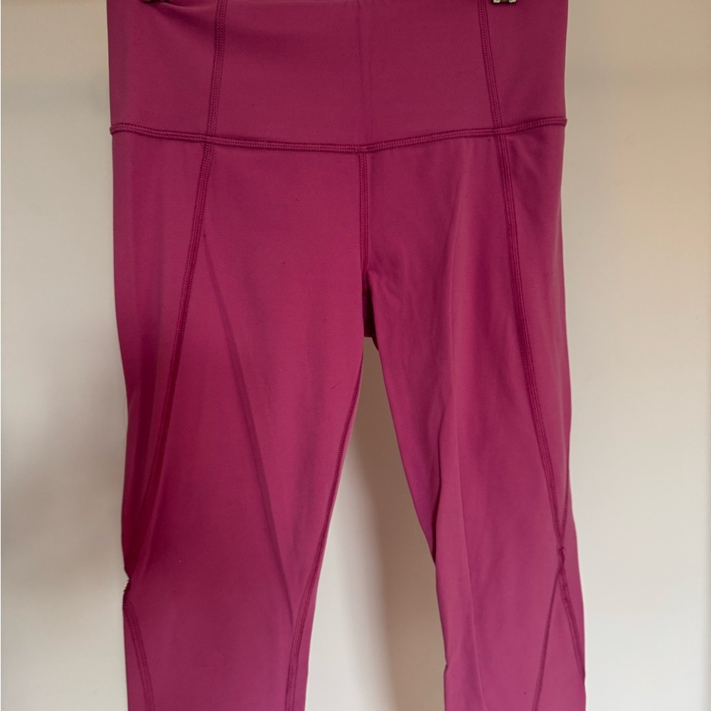 Pink  ATHLETA Athletic Cropped Leggings